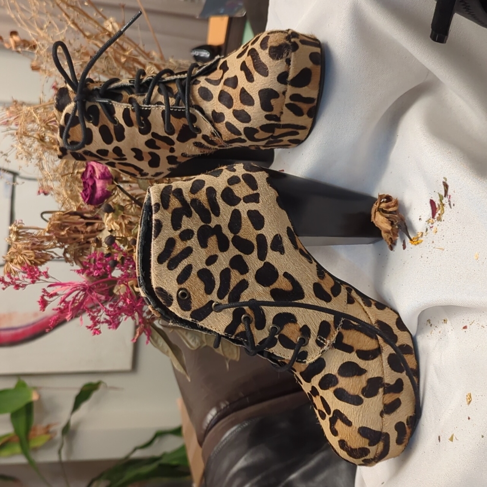 Steve Madden Cheetah Print Booties - image 4